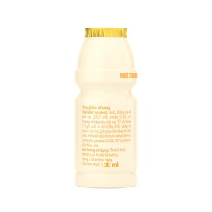 Vinamilk Probi - Probiotic Drink / Drinking <b>Yogurt</b> - Honey & Curcumin Flavor - 130ml X 24 Bottles Per Carton - Product Image 3