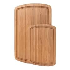 Planche à découper en bambou écologique de marque TL, fabriquée au Vietnam, en bois massif, avec rainures pour les jus, design empilable, facile à nettoyer, style moderne - Product Image 2