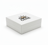 Plateau cadeau de luxe personnalisé et boîte à couvercle en papier kraft, matériaux imperméables et recyclés, laminage mat, revêtement UV, solution d'emballage OEM