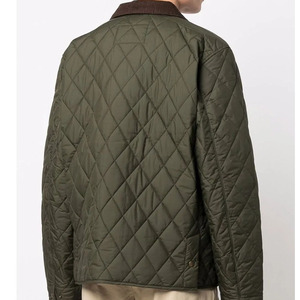 Blousons matelassés brillants pour hommes, personnalisés par le fabricant, coupe-vent épais noir à capuche, pour l'hiver - Product Image 3
