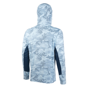 Fabricant OEM en gros sur mesure, fournisseur de sweats à capuche de pêche en polyester sublimé, tissu micro-interlock, production sous marque privée - Product Image 2