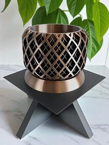 Macetero de alta gama para interiores, perfecto para decoración de mesas, esquinas, oficinas y balcones, hecho a mano en India. - Product Image 3