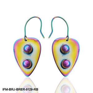 Pendientes Colgantes Hexagonales de Latón Texturizado Hechos a Mano, Resistentes al Deslustre PVD, Diseño Geométrico con Encanto, Sin Plomo, Premium, Modernos - Product Image 3