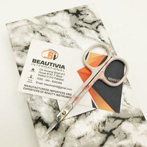 Pince à épiler professionnelle en acier inoxydable pour extension de cils impression de marbre orange outil de beauté à forte adhérence Logo privé de haute qualité - Product Image 5