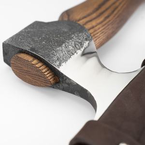 ที่ตัดฟืนเหล็กตีขึ้นรูป พร้อมด้ามไม้ สำหรับงานตัดฟืน DIY เกรดคุณภาพ - Product Image 4