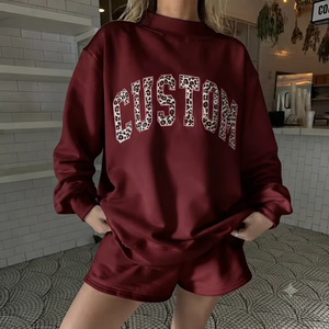 Sudaderas Extra Grandes de Moda para Mujer, Cuello Redondo, Estampadas, Estilo Urbano, Manga Larga, Cálidas para Invierno, Transpirables, Ecológicas - Product Image 1