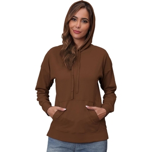 Sweat-shirts pour femmes de qualité supérieure, élégants, vente en gros, nouveaux modèles, sweat-shirts pour femmes de couleur unie - Product Image 3