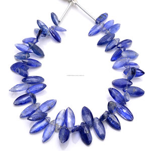 Natural <b>Blue</b> Kyanite Beads Faceted Marquise Shape 8 Inch <b>Crystal</b> Gemstone Strand For Making Natural Jewelry <b>Bracelet</b> Necklace - Product Image 2
