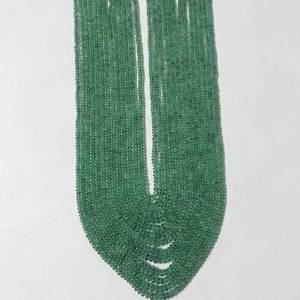 Collar de Cuentas Redondas Lisas de Esmeralda Natural Colombiana de 2mm y 4mm, Verde, Certificado IGI, Venta al por Mayor en Línea en Alibaba 2026 - Product Image 3