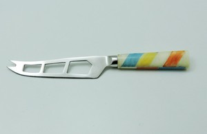 Couteaux de cuisine au design élégant, manche en résine et acier inoxydable, couteau à fromage et couteau à beurre en acier inoxydable, prix de gros direct usine - Product Image 6