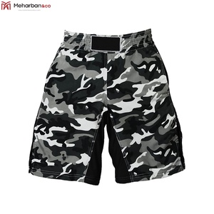 Pantalones cortos de camuflaje MMA, tela de camuflaje Súper suave, elásticos, de residuos MMA - Product Image 4