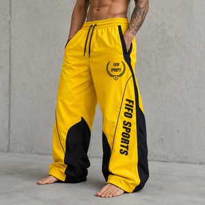 Pantalon de survêtement coupe-vent pour homme, pantalon de sport personnalisé, léger, respirant, vêtements de performance pour la course à pied, l'entraînement et les activités de plein air - Product Image 1