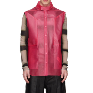Gilet en cuir pour homme, coupe-vent, respirant, avec fermeture éclair, nouvelle mode, vente chaude, service OEM, vente en gros - Product Image 1