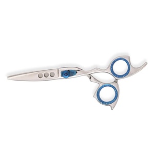 Ciseaux à cheveux professionnels en acier inoxydable, lame affûtée, manche long, pour droitiers, pour la coiffure - Product Image 5