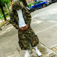 Nouvel ensemble de survêtement de chasse camouflage personnalisé pour homme, veste et pantalon cargo camouflage, tenue d'extérieur en toile de canard pour l'entraînement et le travail