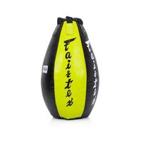 Sac de boxe d'entraînement Fairtex Tear Drop en PU, durable, avec fermeture à lacets, non rempli, à remplir de sable, pour adultes.