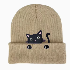 ASTURBAN WEAR – Nouveauté : Bonnets d'hiver unisexes en mohair à nœud floral, tricot épais, couleur personnalisable, fournisseur en gros - Product Image 2