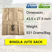 Sac en jute de 43,5 x 27,5 pouces, 931 g, pour l'emballage des cacahuètes, sac en toile de jute de qualité alimentaire, sacs en toile de jute en gros, Goodman Global Bangladesh