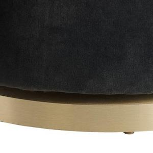 Sillones de Salón Giratorios de 360 Grados, Sillones Redondos con Tapicería de Terciopelo Esponjoso para Sala de Espera - Product Image 6
