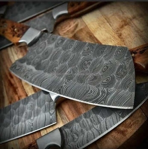 Juego de Cuchillos de Chef Profesionales de Acero de Damasco, 5 Piezas con Mango de Madera, Pedido Mínimo 10 Piezas - Product Image 2