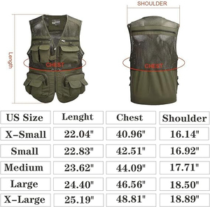 Gilet de photographe pour homme, été, chasse, pêche, extérieur, multi-poches, maille respirante, gilet de chasse en terrain accidenté - Product Image 6