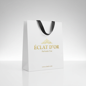Bolsas de Papel Laminado Brillante Hechas a Mano, Reciclables, Ecológicas y de Lujo Personalizadas con Asas para Empaquetado de Moda y Promoción Minorista - Product Image 1