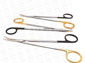 Ciseaux de rhinoplastie délicats Metzenbaum TC Super Cut Blade, instrument de chirurgie plastique ORL en acier inoxydable certifié CE Vaslcare - Product Image 4