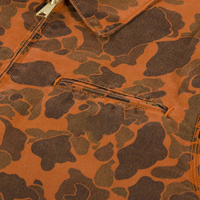 Veste de safari Everest Custom Streetwear unisexe en toile de canard, fermeture éclair, écologique, réversible, imperméable pour l'hiver