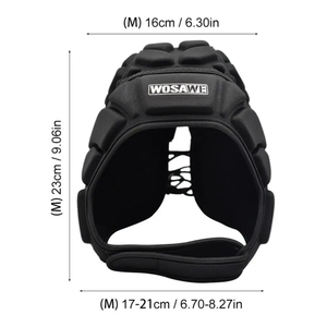 Casco Protector de Fútbol con Acolchado de Esponja EVA, Anticolisión, Absorción de Impactos, Casco de Portero, Protector y Transpirable - Product Image 5