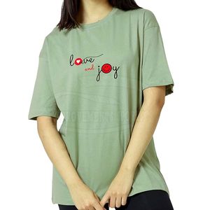 Camiseta de algodón de alta calidad, holgada, de manga corta, informal, estilo streetwear, para mujer, talla grande, para vestido de algodón o vestido sencillo. - Product Image 6
