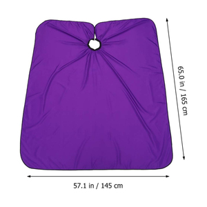 Cape de coiffure professionnelle pour salon, avec ouverture pour les bras, en tissu imperméable de haute qualité, fournisseur ODM 2026 - Product Image 3