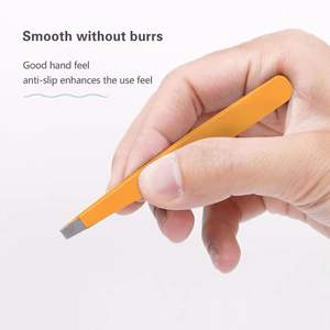 Pinzas de Acero con Alto Contenido de Carbono para Cejas, Kit para Eliminar Vello Facial, Vello Encarnado y Astillas, Apto para Mujeres y Hombres - Product Image 3