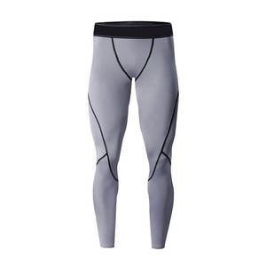 Hot Sale Breathable Elastic Waist MMA Spats <b>Leggings</b> for Men's <b>Polyester</b> Spandex Sublimated Running Tights - Product Image 4