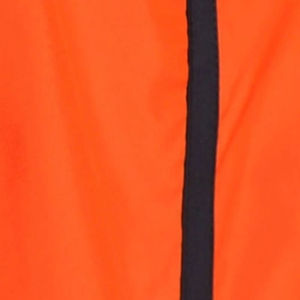 <b>Men</b> Orange Hooded Windproof Sporty <b>Blouson</b> <b>Jacket</b> Polyester Zipper Closure Spring Casual Outerwear - Product Image 5