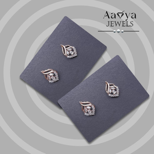 Pendientes de Diamantes Cultivados en Laboratorio de 0.40 Quilates, Certificados por HRD, Oro de 14K, Joyería Fina de Lujo para Mujer, para Bodas - Product Image 4