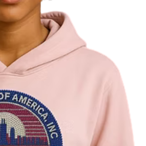 Sudadera con Capucha Rosa Brillante para Mujer, Informal, de Manga Larga, para Uso Diario, Estilo Urbano, Cómoda, Prenda de Moda - Product Image 2
