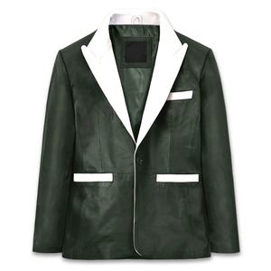 Chaqueta de Cuero Genuino Vintage para Hombre, Estilo 2026, Personalizada OEM, Suave, Nueva, Superventas - Product Image 1