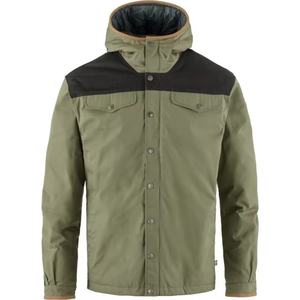 <b>Men's</b> Dark Blue Hooded Puffer <b>Jacket</b> Windproof Polyester Filling Casual Winter Wear Regular Fit Zipper Closure Solid Color - Product Image 1