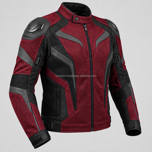 Chaqueta de malla estilo motero al por mayor con materiales de calidad, costuras reforzadas y artesanía confiable para compradores mayoristas - Product Image 2