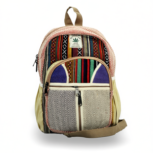 Hemp Cotton <b>Student</b> <b>Backpack</b> - Product Image 2