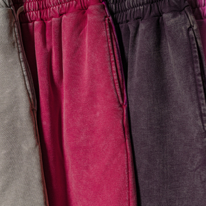 Pantalones Cortos de Felpa Francesa para Hombre de Calidad Premium, 330 GSM, Lavado Vintage, Estilo Desgastado, para Gimnasio, con Logotipo Personalizado, OEM, Venta al Por Mayor, de Algodón Grueso - Product Image 2