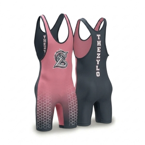Vente en gros d'usine, conception personnalisée, justaucorps de lutte et de musculation pour la salle de sport - Product Image 1