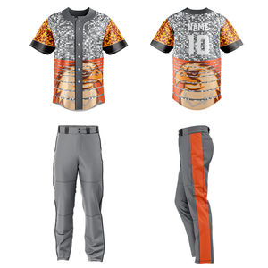 Uniforme de Béisbol Personalizado al por Mayor 2026, Impresión Digital, Alta Calidad, Unisex, Manga Larga, Transpirable, Sostenible, de Secado Rápido - Product Image 6