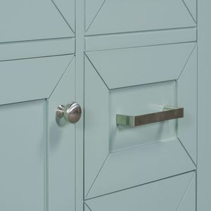 Mueble de Baño con Lavabo Integrado de 30 Pulgadas, Estructura Sólida de MDF, Color Verde, con Cajones (SKU Antiguo N725S999222F) - Product Image 1