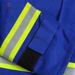 โรงงานผู้ผลิตเสื้อผ้าทำงานอุตสาหกรรม ผ้าฝ้ายทนทาน ชุดยูนิฟอร์มสำหรับงานก่อสร้าง ขายส่ง OEM - Product Image 3