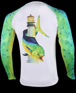 Men's Long Sleeve Fishing <b>Shirt</b> with Pocket UPF 50+ Sun Protection <b>UV</b> Quick Dry Breathable Performance <b>T</b>-<b>Shirt</b> Custom OEM ODM Wh - Product Image 5