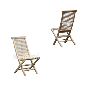 À vendre meilleur produit chaise de jardin pliante en bois massif mobilier d'extérieur prix de gros fait main d'Indonésie - Product Image 2
