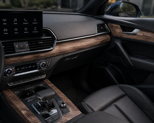 Film hydrographique à grain de bois foncé pour l'intérieur automobile CTS-8019 - Product Image 1
