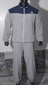 Conjunto Deportivo Unisex Casual Transpirable Cortavientos con Chaqueta Tejida con Capucha y Pantalones Jogger con Cremallera Completa para Deporte al Aire Libre, Logotipo Personalizado - Product Image 5
