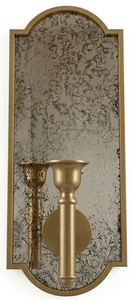 Luxury Antique Brass <b>Wall</b> <b>Sconce</b> Mirror Decorative Metal <b>Wall</b> <b>Sconces</b> with Dual Candle Holders Vintage Home Decor - Product Image 5